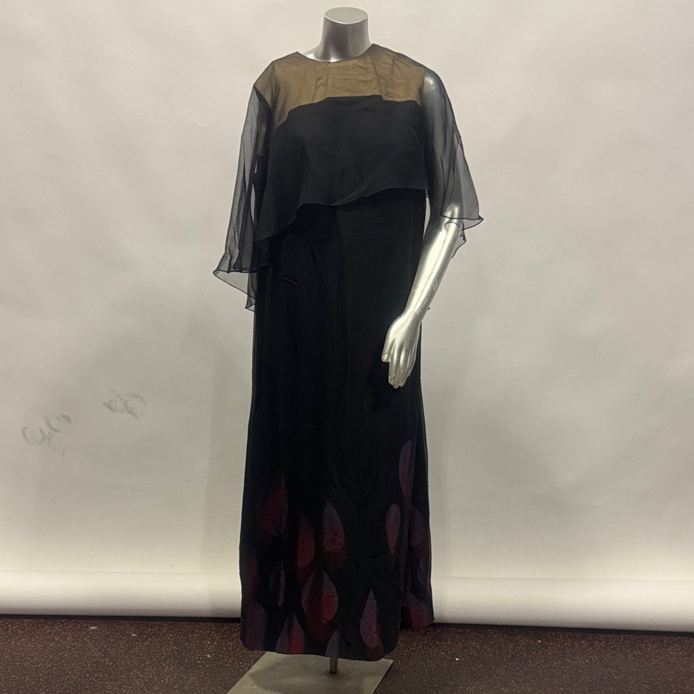 💚 Vintage Asymmetrical Grace Taylor Gown | Made for Lord & Taylor Manhattan Shop